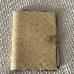 Coach yellow journal